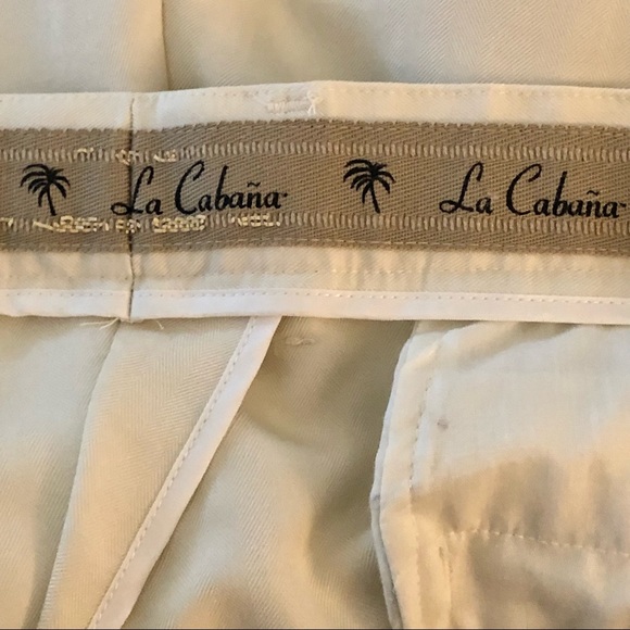 📌$16 Men’s La Cabana Miami Bice Style Winter White Pants 38x30 - Picture 4 of 9